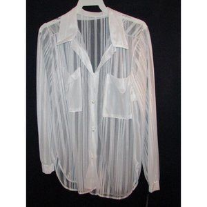 Sheer Nightshirt and Panty Set - 2X, 3X